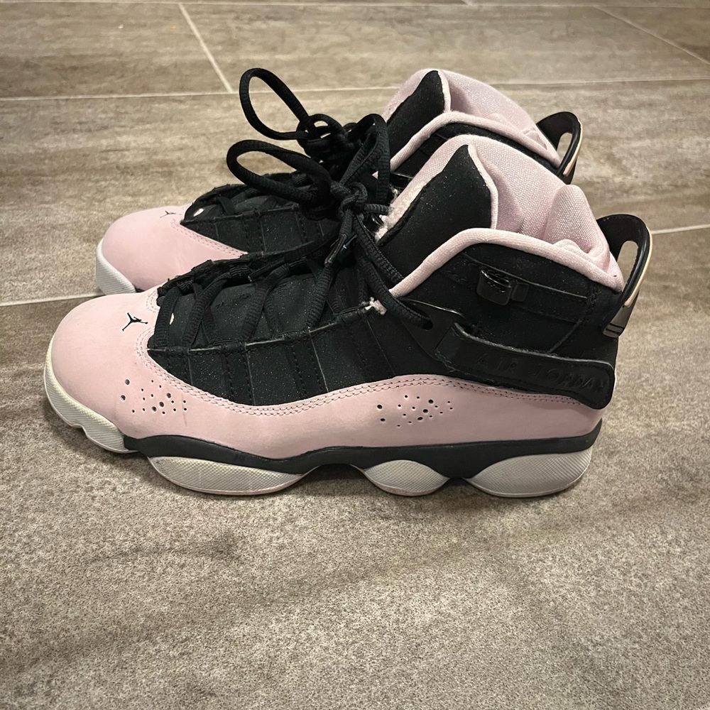 Pink & Black Jordan’s 6 Rings